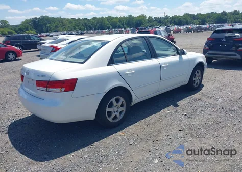 2006 Hyundai Sonata Gls/Lx z USA, uszkodzony, nr VIN 5NPEU46C76H140108